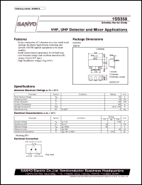 datasheet for 1SS358 by SANYO Electric Co., Ltd.