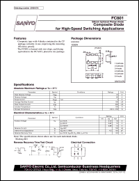 datasheet for FC801 by SANYO Electric Co., Ltd.