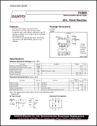 datasheet for FC803 by SANYO Electric Co., Ltd.