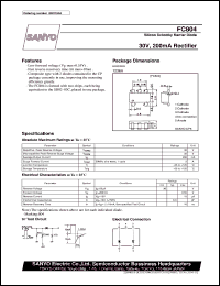 datasheet for FC804 by SANYO Electric Co., Ltd.