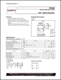 datasheet for FC806 by SANYO Electric Co., Ltd.