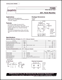 datasheet for FC809 by SANYO Electric Co., Ltd.