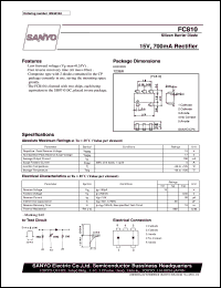 datasheet for FC810 by SANYO Electric Co., Ltd.