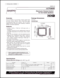 datasheet for LC75383E by SANYO Electric Co., Ltd.