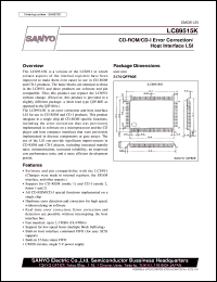 datasheet for LC89515K by SANYO Electric Co., Ltd.
