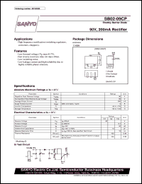 datasheet for SB02-09CP by SANYO Electric Co., Ltd.