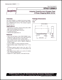 datasheet for STK6712BMK4 by SANYO Electric Co., Ltd.