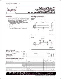 datasheet for SVC201SPA by SANYO Electric Co., Ltd.