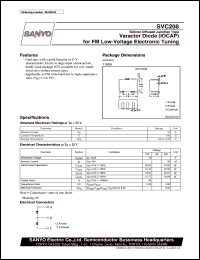 datasheet for SVC208 by SANYO Electric Co., Ltd.