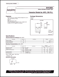datasheet for SVC252 by SANYO Electric Co., Ltd.