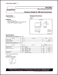 datasheet for SVC253 by SANYO Electric Co., Ltd.
