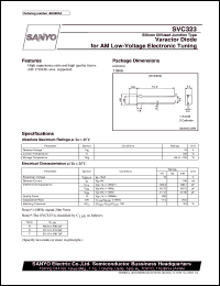 datasheet for SVC323 by SANYO Electric Co., Ltd.