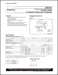 datasheet for SVC341 by SANYO Electric Co., Ltd.