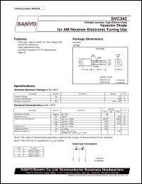 datasheet for SVC342 by SANYO Electric Co., Ltd.