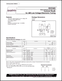datasheet for SVC343 by SANYO Electric Co., Ltd.