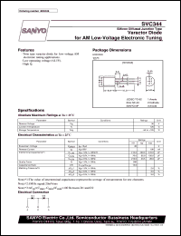 datasheet for SVC344 by SANYO Electric Co., Ltd.