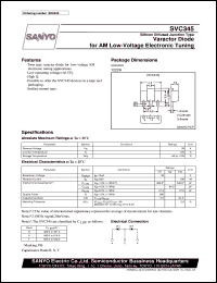 datasheet for SVC345 by SANYO Electric Co., Ltd.