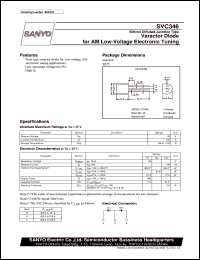 datasheet for SVC346 by SANYO Electric Co., Ltd.