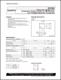 datasheet for SVC353 by SANYO Electric Co., Ltd.