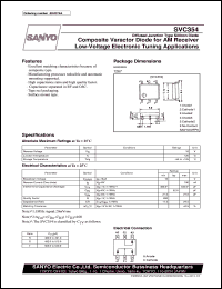 datasheet for SVC354 by SANYO Electric Co., Ltd.
