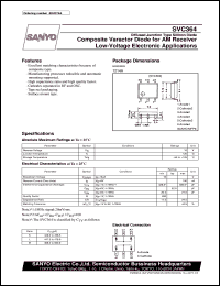 datasheet for SVC364 by SANYO Electric Co., Ltd.
