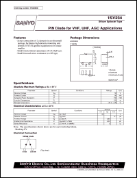 datasheet for 1SV234 by SANYO Electric Co., Ltd.