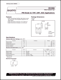 datasheet for 1SV250 by SANYO Electric Co., Ltd.