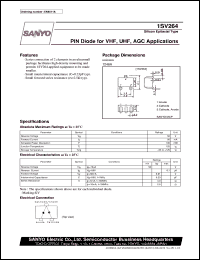 datasheet for 1SV264 by SANYO Electric Co., Ltd.