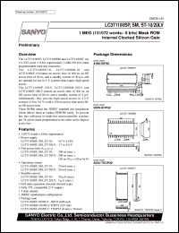 datasheet for LC371100SP-10LV by SANYO Electric Co., Ltd.