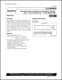 datasheet for LC378000RP by SANYO Electric Co., Ltd.