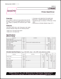 datasheet for LC4608C by SANYO Electric Co., Ltd.
