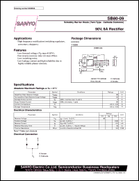 datasheet for SB80-09 by SANYO Electric Co., Ltd.