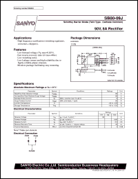 datasheet for SB80-09J by SANYO Electric Co., Ltd.