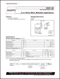datasheet for SGD-100 by SANYO Electric Co., Ltd.