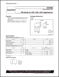 datasheet for 1SV266 by SANYO Electric Co., Ltd.