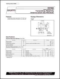 datasheet for 1SV268 by SANYO Electric Co., Ltd.