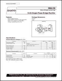 datasheet for DBA150 by SANYO Electric Co., Ltd.