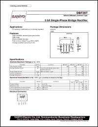 datasheet for DBF20T by SANYO Electric Co., Ltd.