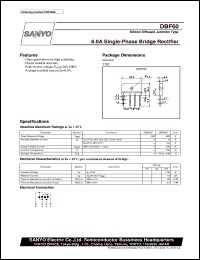 datasheet for DBF60 by SANYO Electric Co., Ltd.