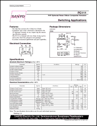 datasheet for FC111 by SANYO Electric Co., Ltd.