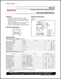 datasheet for FC112 by SANYO Electric Co., Ltd.