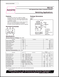 datasheet for FC115 by SANYO Electric Co., Ltd.