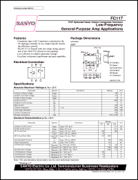 datasheet for FC117 by SANYO Electric Co., Ltd.