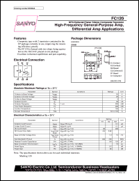 datasheet for FC120 by SANYO Electric Co., Ltd.