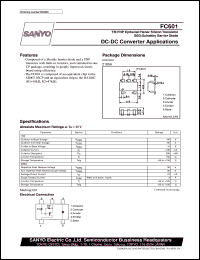 datasheet for FC601 by SANYO Electric Co., Ltd.