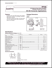 datasheet for FP102 by SANYO Electric Co., Ltd.