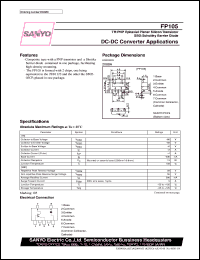 datasheet for FP105 by SANYO Electric Co., Ltd.