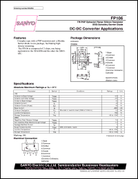 datasheet for FP106 by SANYO Electric Co., Ltd.