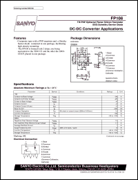 datasheet for FP108 by SANYO Electric Co., Ltd.