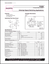 datasheet for FX203 by SANYO Electric Co., Ltd.